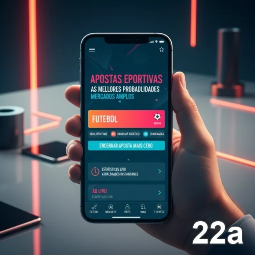 Tela do celular mostrando apostas VIP na plataforma 22a.