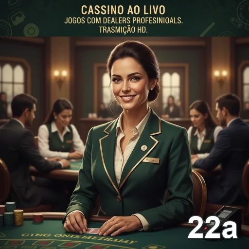 Interface de serviços VIP do 22a com dealers ao vivo.