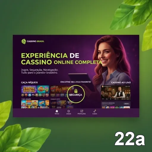 Tela do 22a mostrando diversos jogos de slots disponíveis.