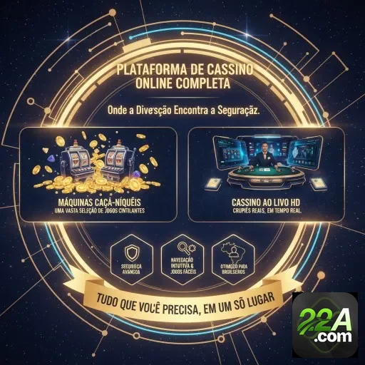 Jogos online e slots em uma plataforma de cassino