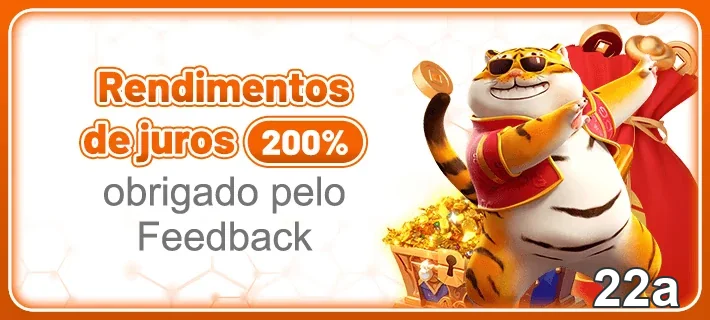 Imagem promocional com ganhos de 200% em slots na 22a.
