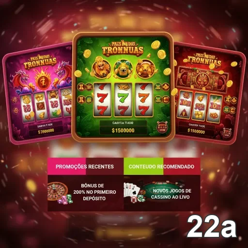 Interface de jogos de cassino ao vivo no 22a com opções VIP.